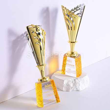 Customization Metal Crystal Trophy Corporate Gifts