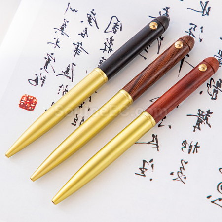 Customization Copper Wooden Business Ball Pen Corporate Gifts