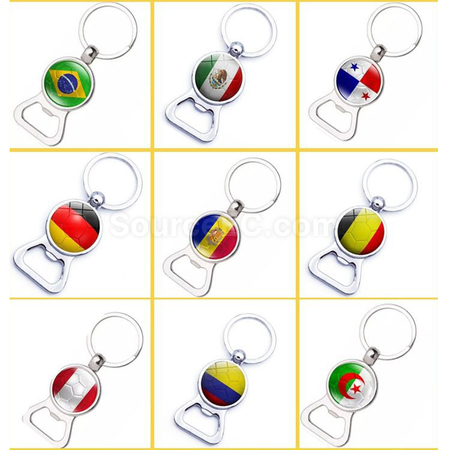 Customization Rotary Bottle Opener Keychain Corporate Gifts