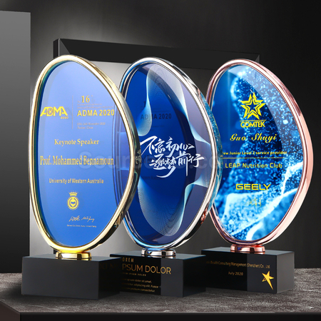 Customization Creative Metal Crystal Seat Corporate Gifts