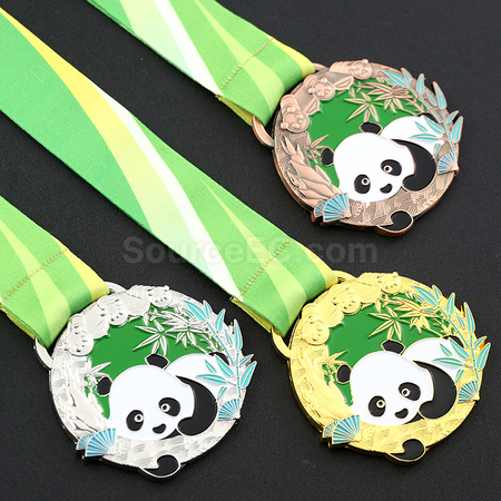 Customization Panda Metal Medal Corporate Gifts