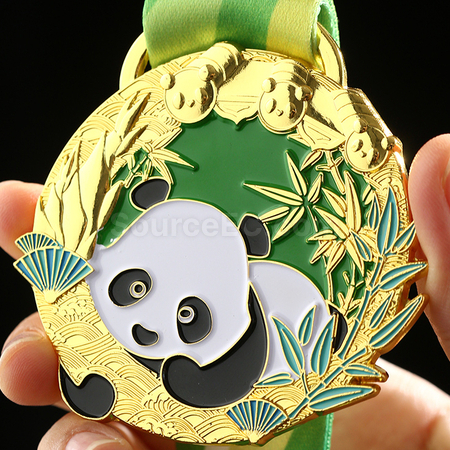 Customization Panda Metal Medal Corporate Gifts