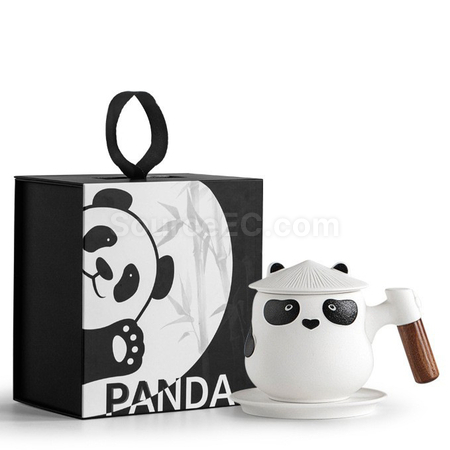 Customization Panda Ceramic Cup Corporate Gifts