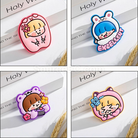 Customization Customizable PVC Soft Plastic Makeup Mirror Corporate Gifts