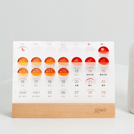 Customization Dog-Eared Desk Calendar Corporate Gifts