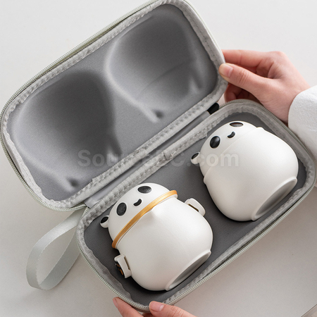 Customization Panda Portable Travel Tea Set Corporate Gifts