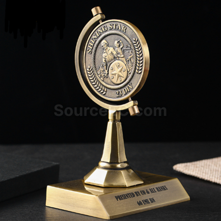 Customization Bronze Rotating Trophy Corporate Gifts
