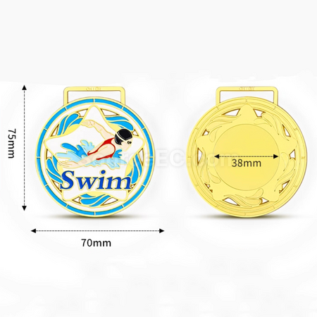 Customization Swimming Metal Medal Corporate Gifts
