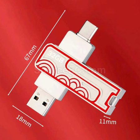 Customization Type-C USB Flash Drive Corporate Gifts