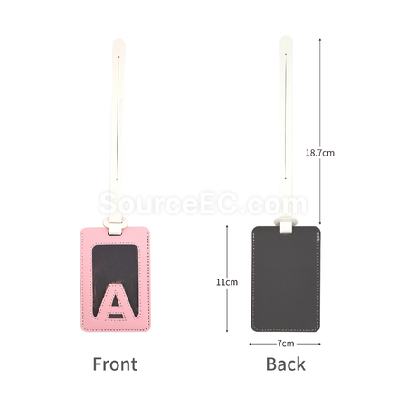 Customization 26 Letter Card Holder/Luggage Tag Corporate Gifts