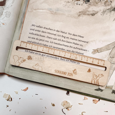 Customization Reading Wooden Ruler Corporate Gifts