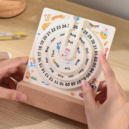 Customization Simple Turntable Perpetual Calendar Corporate Gifts