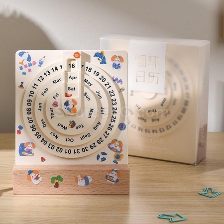 Customization Simple Turntable Perpetual Calendar Corporate Gifts