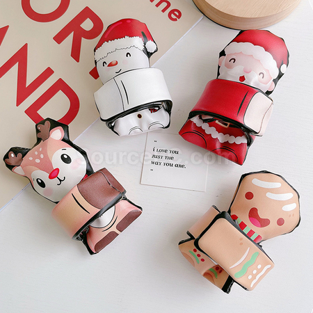 Customization Cute Cartoon Three-Dimensional Christmas Snap Bracelet Corporate Gifts