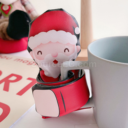 Customization Cute Cartoon Three-Dimensional Christmas Snap Bracelet Corporate Gifts
