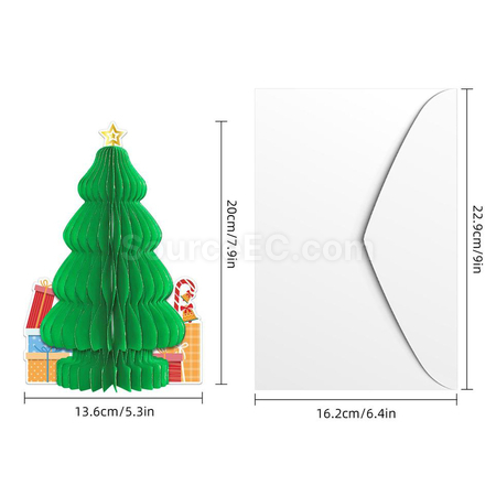 Customization Paper Honeycomb Greeting Card Corporate Gifts