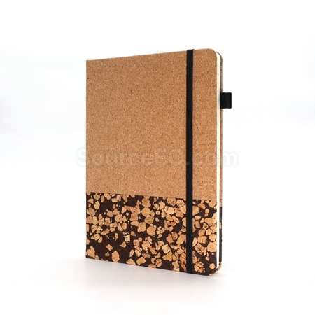 Customization Coffee grounds cork environmentally friendly notebook set Corporate Gifts