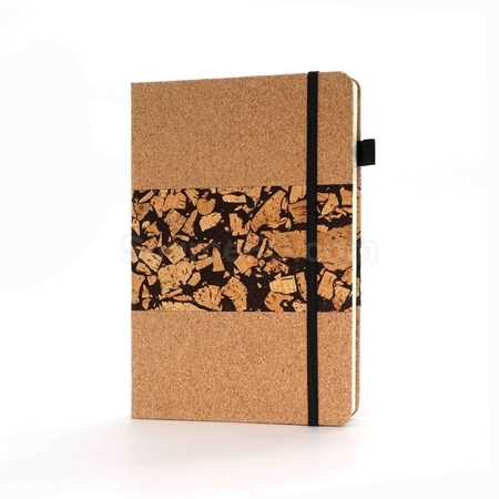Customization Coffee grounds cork environmentally friendly notebook set Corporate Gifts