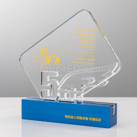 Customization Crystal Metal Solid Wood Award Corporate Gifts