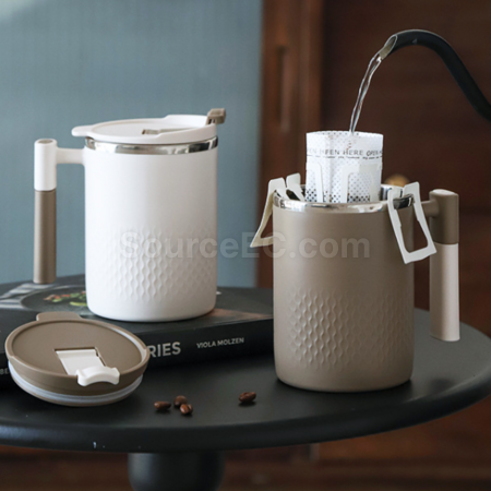 Customization 304 stainless steel mug with tea strainer Corporate Gifts