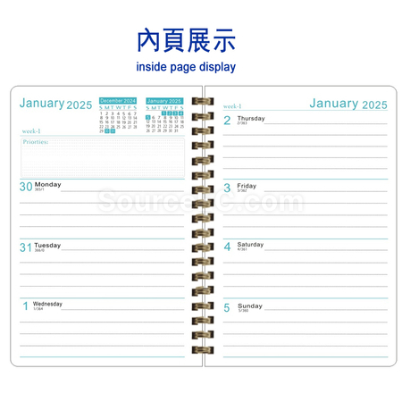 Customization Daily Planner Notebook Corporate Gifts