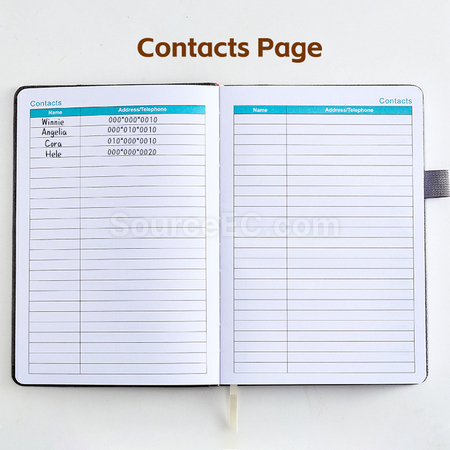 Customization PU Daily Planner Notebook Corporate Gifts