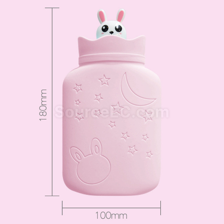 Customization Customized-shape Rabbit Sillicon Hot Water Bag Corporate Gifts