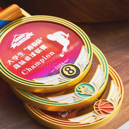 Customization Billiards Metal Medal Corporate Gifts