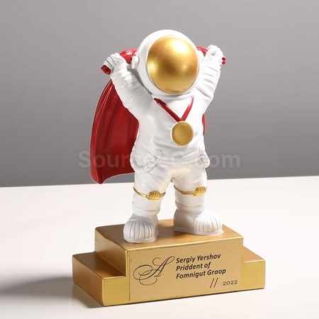 Customization Astronaut Memorial Trophy Corporate Gifts