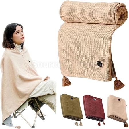 Customization USB Charge Washable Shawl Blanket Corporate Gifts