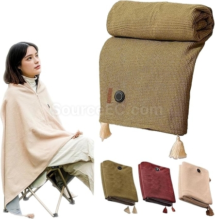 Customization USB Charge Washable Shawl Blanket Corporate Gifts
