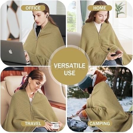 Customization USB Charge Washable Shawl Blanket Corporate Gifts