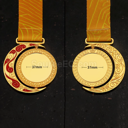 Customization Hollow Rotating Metal Medal Corporate Gifts
