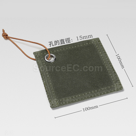 Customization Square Insulated Waterproof Canvas Coaster Corporate Gifts