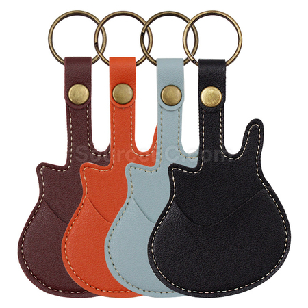 Customization Guitar Pick Holder Keychain Corporate Gifts