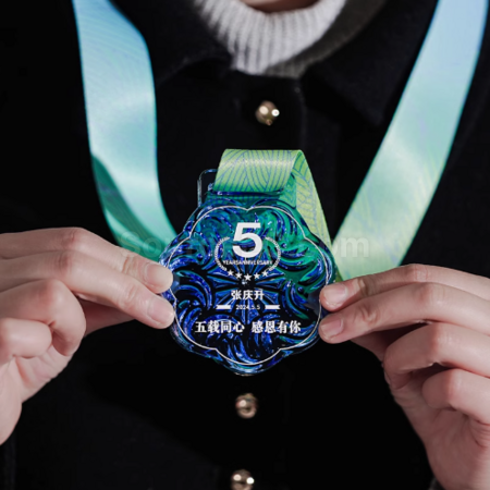 Customization Glass Medal Corporate Gifts