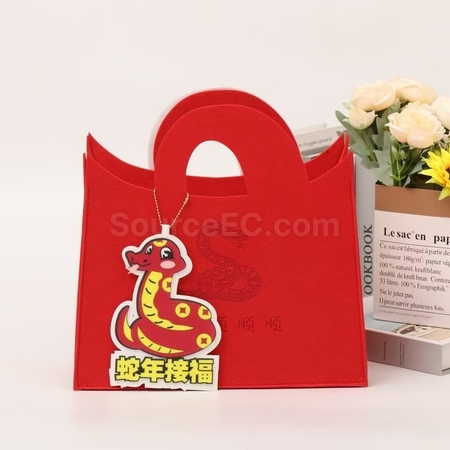 Customization Snake Felt Bag Corporate Gifts