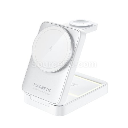 Customization Folding magnetic suction three in one wireless charging Corporate Gifts
