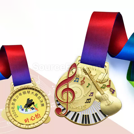 Customization Embossed Music Medal Corporate Gifts