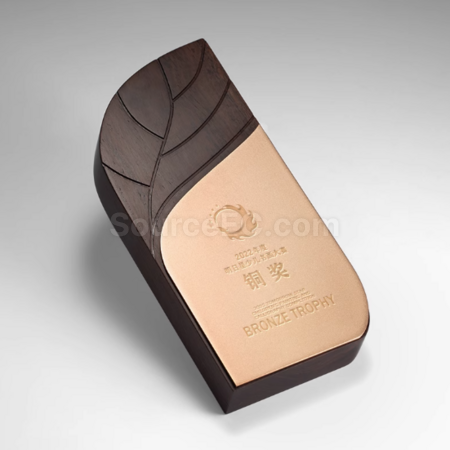 Customization Metal Wood Trophy Corporate Gifts