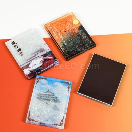 Customization Customized Acrylic Quicksand Refrigerator Magnet Corporate Gifts