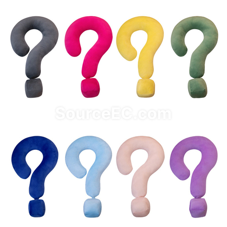Customization Question Mark Multi-function Neck Pillow Corporate Gifts