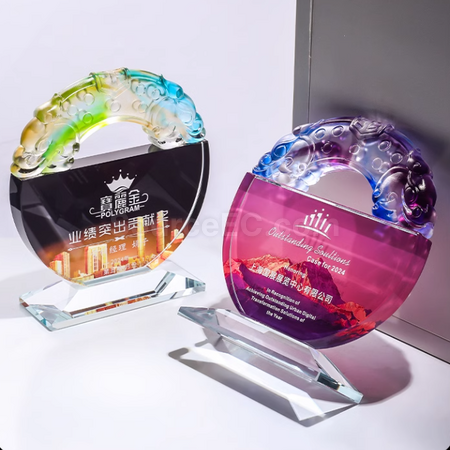 Customization Glass Crystal Trophy Corporate Gifts