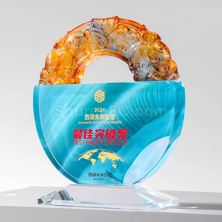 Customization Glass Crystal Trophy Corporate Gifts