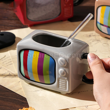 Customization TV Shape Coffee Mug Corporate Gifts