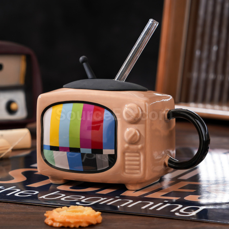Customization TV Shape Coffee Mug Corporate Gifts