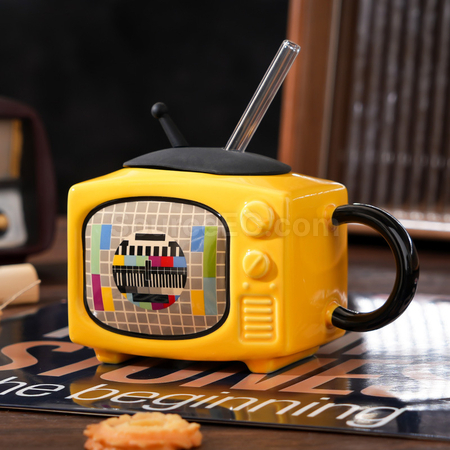 Customization TV Shape Coffee Mug Corporate Gifts