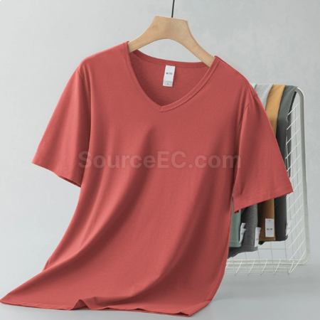 Customization Modal V-neck T-shirt Corporate Gifts