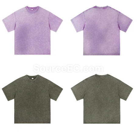 Customization 230g/270g washed water to make heavy-duty pure cotton t-shirt Corporate Gifts