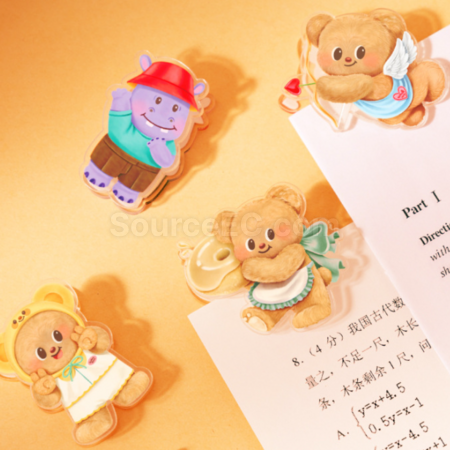 Customization Butter Bear Cartoon Clip Corporate Gifts